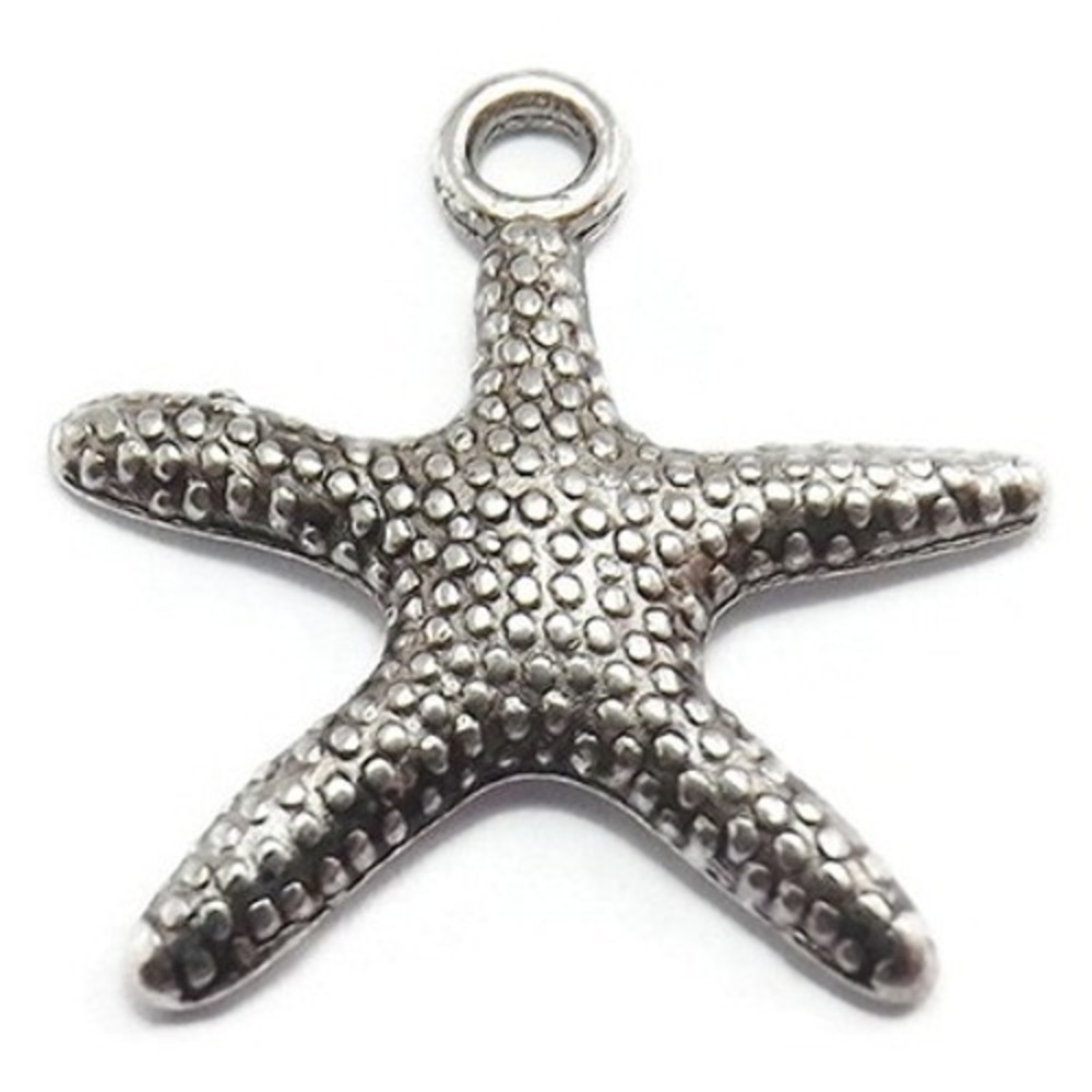 12pcs Starfish Charms beachy ocean jewelry supplies - Picture 2 of 2